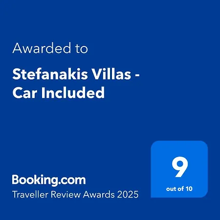 Stefanakis - Car Included Vila *